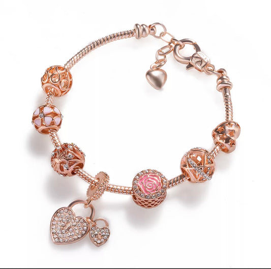 HEARTS OF LOCKS BRACELET