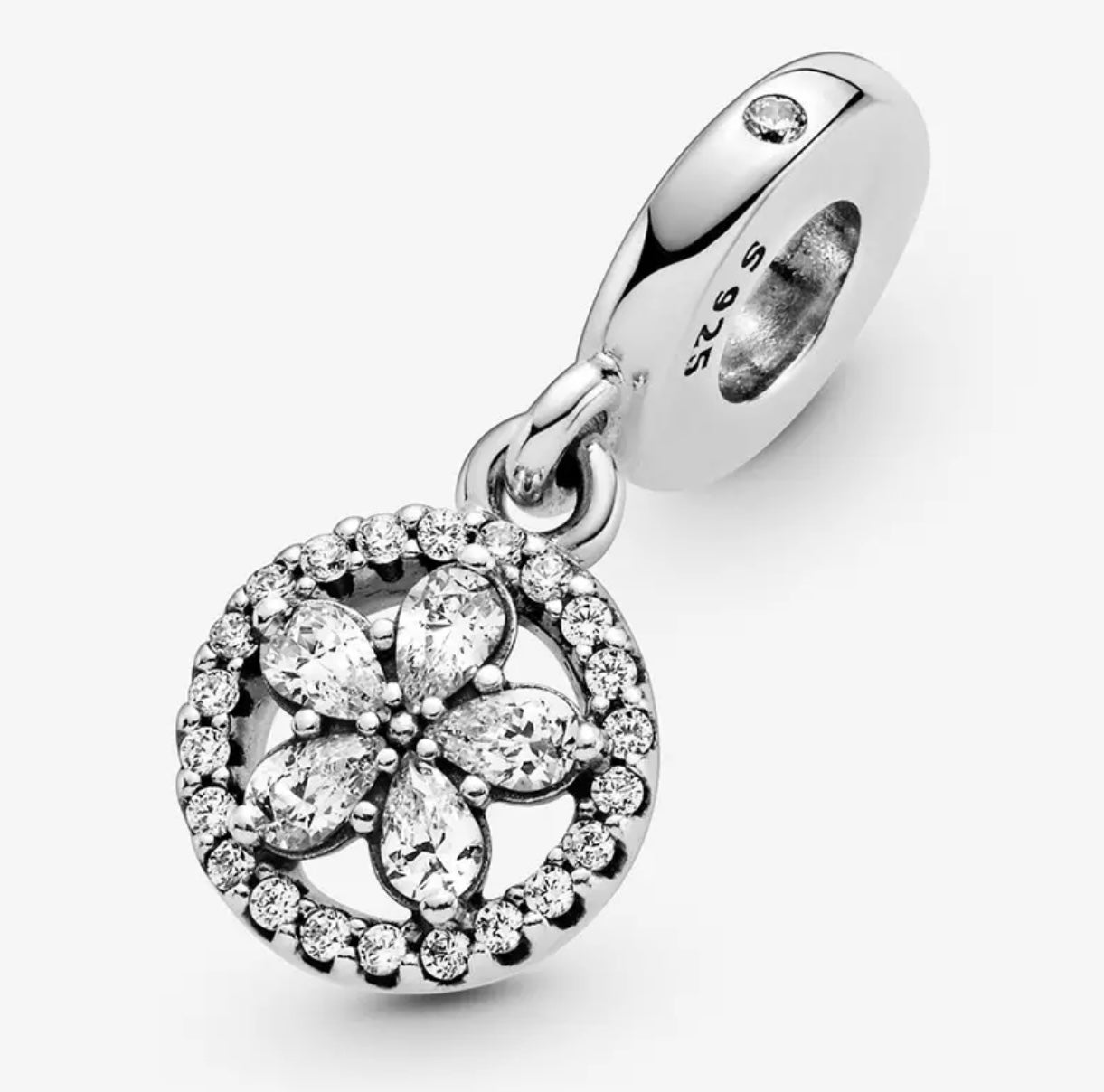 Flower Diamond Charm