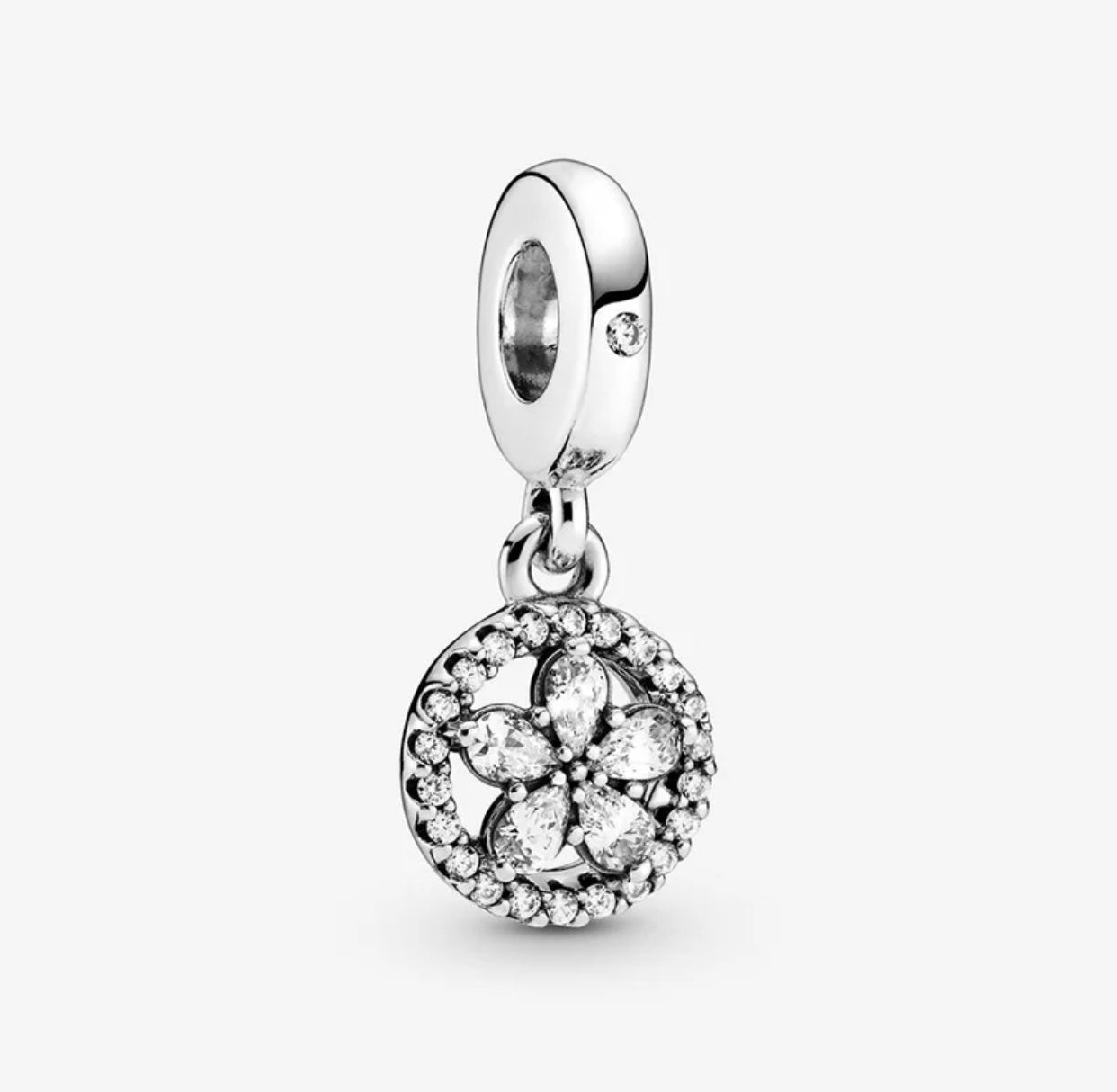 Flower Diamond Charm